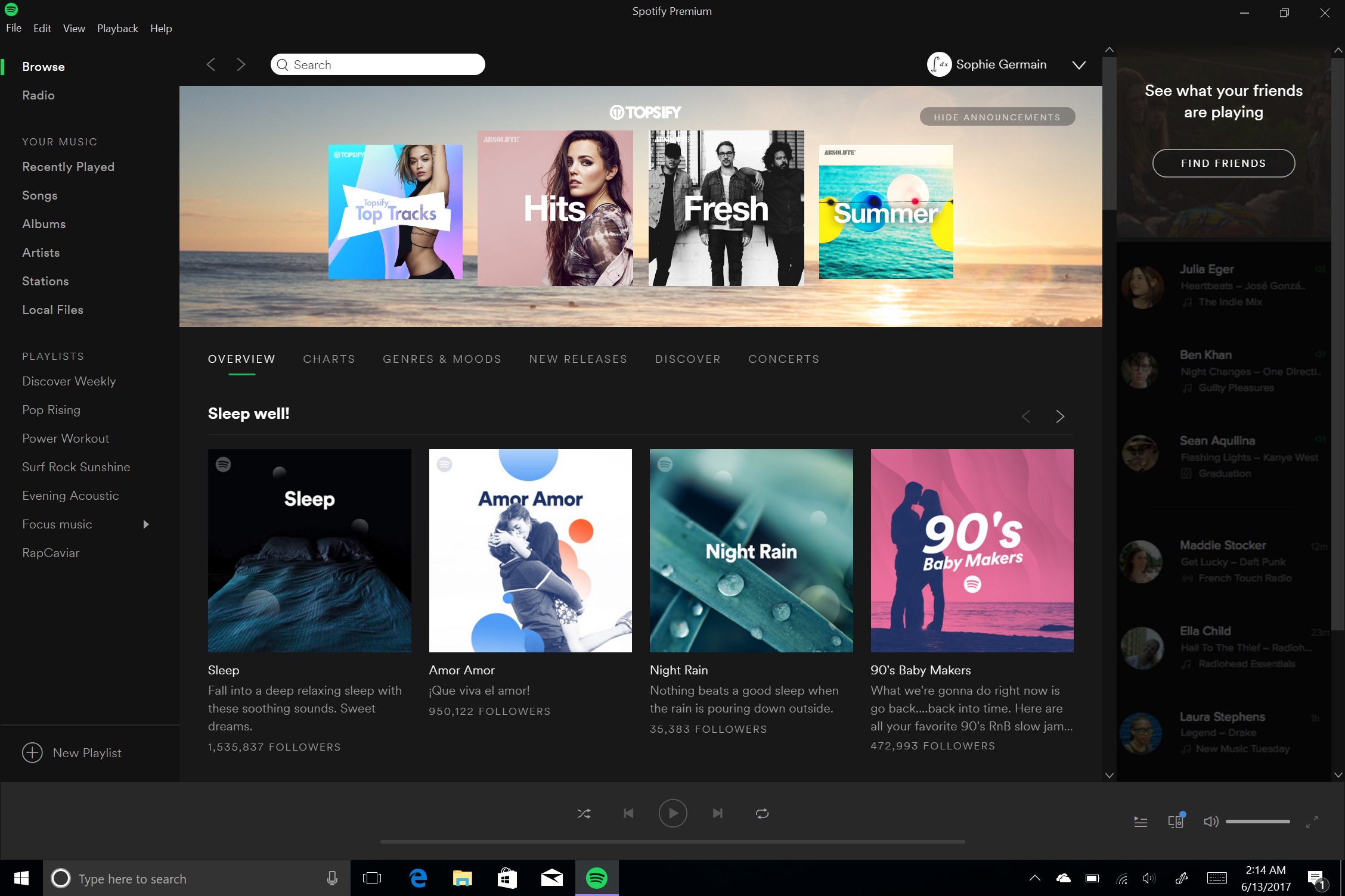 Spotify desktop player download